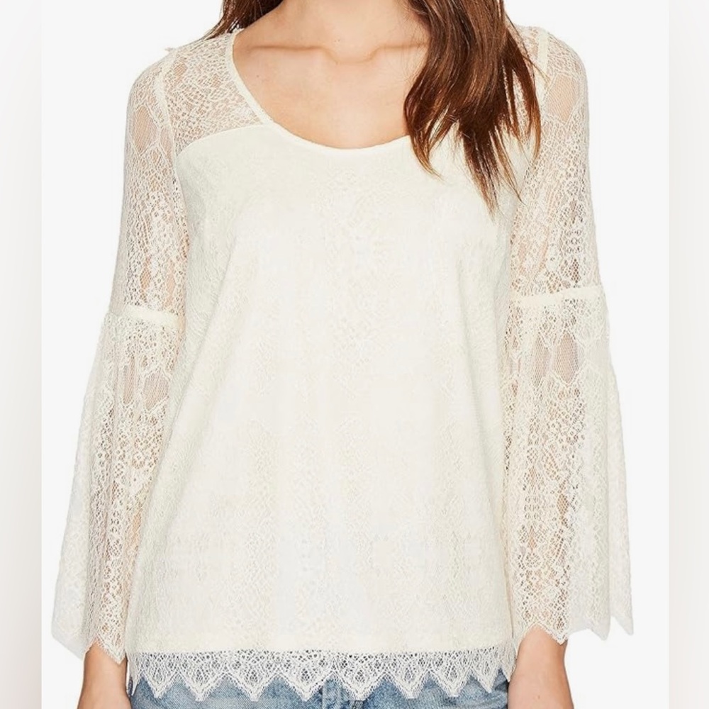 Kensie lace top